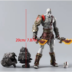 God Of War 3 Kratos FIGURA COLECCION + ACCESORIOS