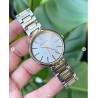 Reloj Anne Klein Ak/2787svtt Original Nuevo Plateado Dorado Blanco