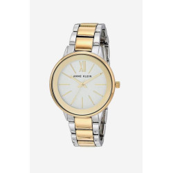 Reloj Anne Klein Ak/2787svtt Original Nuevo Plateado Dorado Blanco