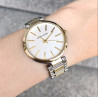 Reloj Anne Klein Ak/2787svtt Original Nuevo Plateado Dorado Blanco