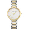 Reloj Anne Klein Ak/2787svtt Original Nuevo Plateado Dorado Blanco