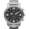 Reloj Fossil Nate Jr1353 Cronografo Acero Inoxidable