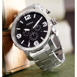 Reloj Fossil Nate Jr1353 Cronografo Acero Inoxidable