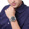 Reloj Fossil Nate Jr1353 Cronografo Acero Inoxidable