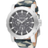 Reloj Para Hombres Invicta I-force 47581 Camuflaje, Verde Acero Plateado