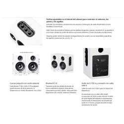 Altavoz Sanyun Sw208 3 Bocinas Activos Bluetooth 5.0 60w