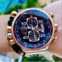 Reloj Invicta Aviator 17203 Nuevo Original Acero Inoxidable