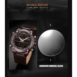 Reloj Naviforce Militar 9153 Analogo Digital A Inoxidable