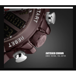 Reloj Naviforce Militar 9153 Analogo Digital A Inoxidable