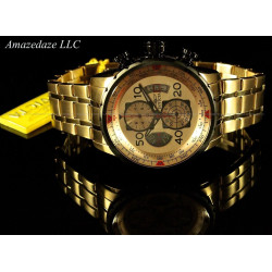 RELOJ INVICTA AVIATOR 17205 ENCHAPADO ORO 18K
