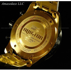 RELOJ INVICTA AVIATOR 17205 ENCHAPADO ORO 18K