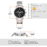 Reloj Fossil Acero Plateado Para Hombre Bq1000 42 Mm