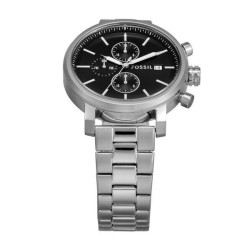 Reloj Fossil Acero Plateado Para Hombre Bq1000 42 Mm
