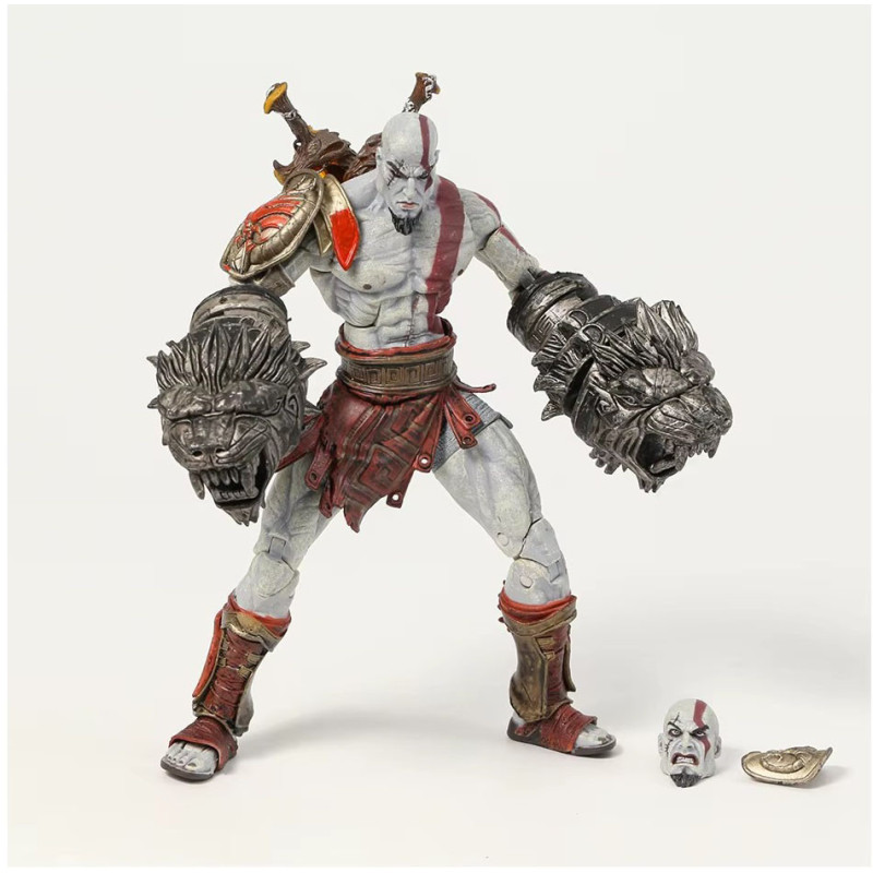 God Of War 3 Kratos FIGURA COLECCION + ACCESORIOS