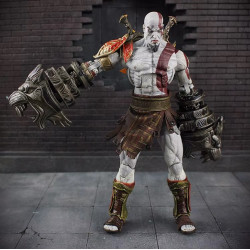 God Of War 3 Kratos FIGURA COLECCION + ACCESORIOS