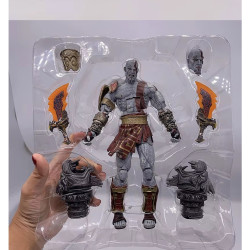 God Of War 3 Kratos FIGURA COLECCION + ACCESORIOS